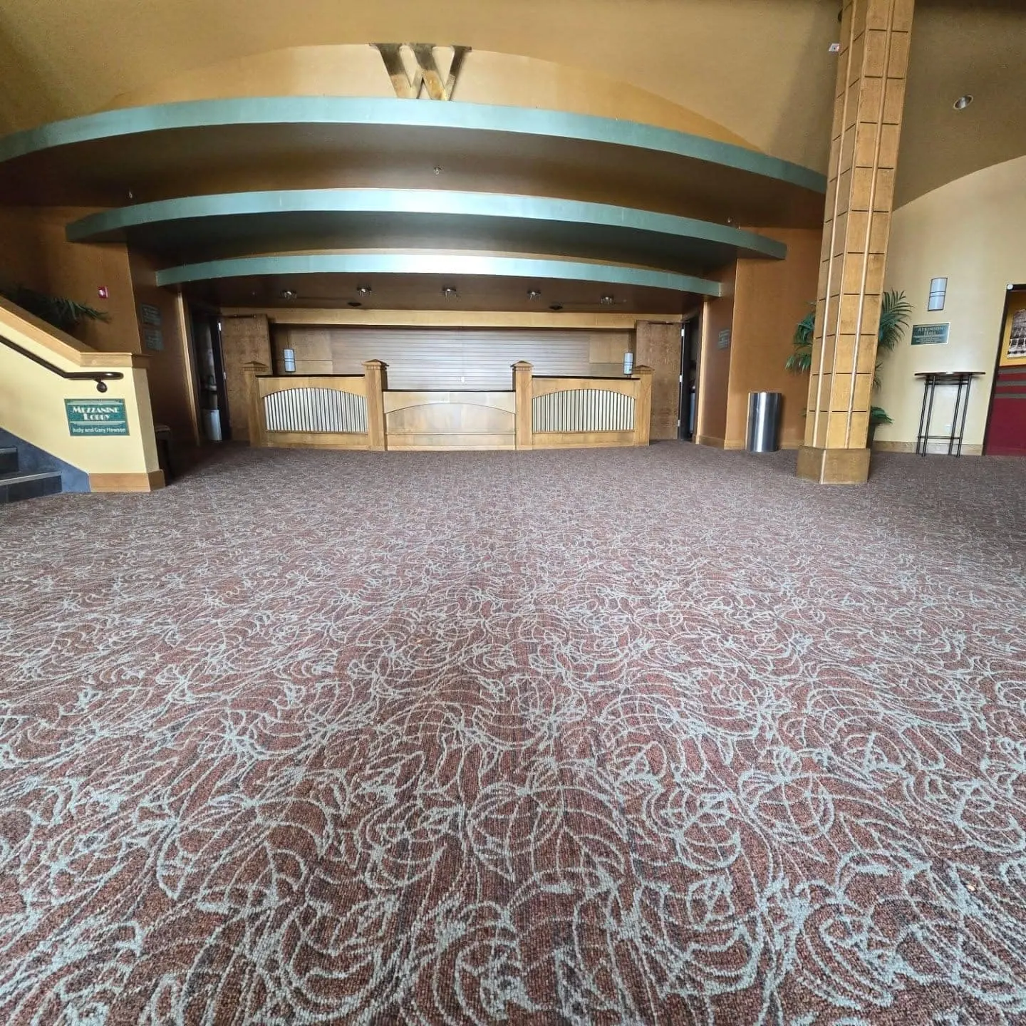 Whitefish, Montana performing arts venue interior with premium flooring materials supplied by Northern Lights Design
